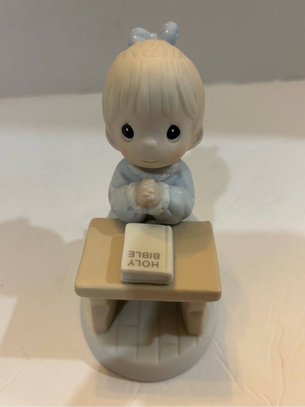 VINTAGE PRECIOUS MOMENTS “Jesus Is Coming Soon” Porcelain Figurine